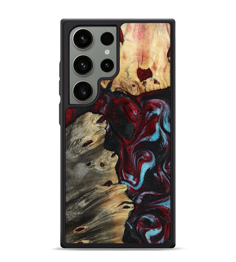 Galaxy S24 Ultra Wood Phone Case - Sandi (Red, 818139)