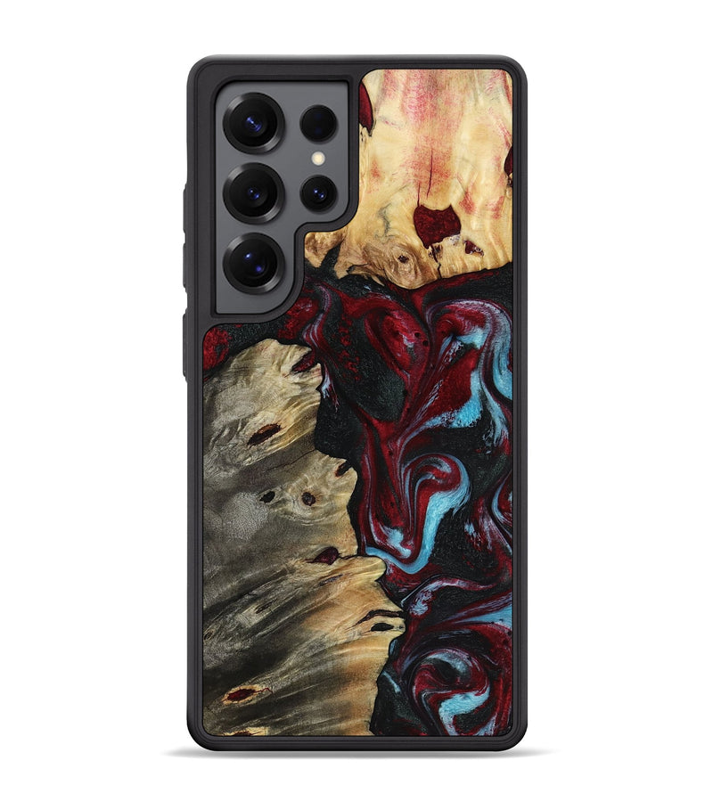 Galaxy S25 Ultra Wood Phone Case - Sandi (Red, 818139)