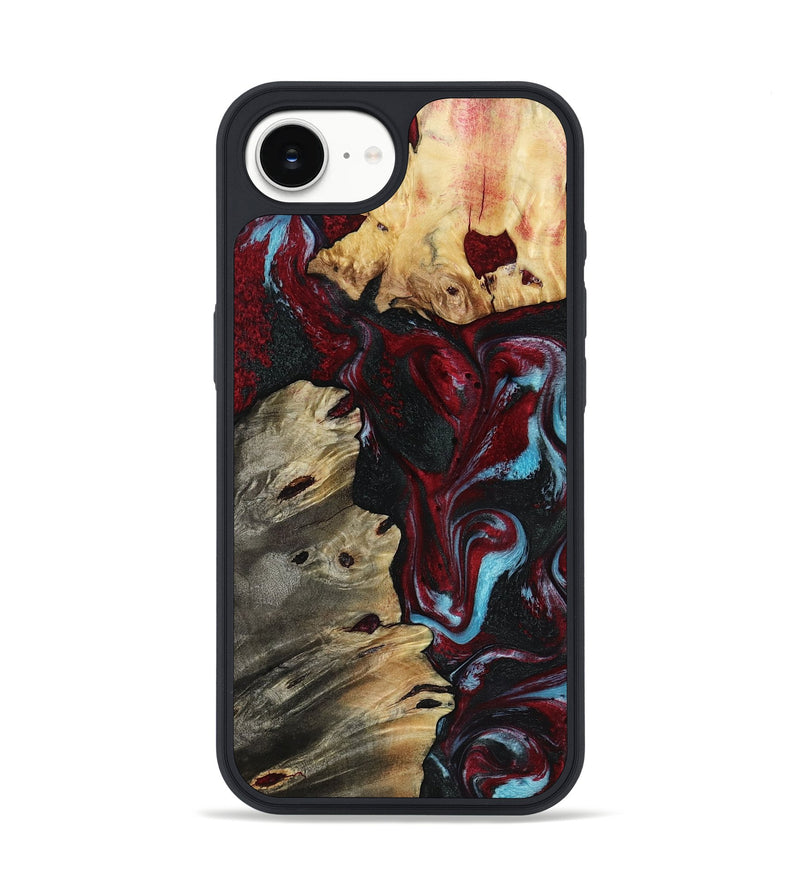 iPhone 17e Wood Phone Case - Sandi (Red, 818139)