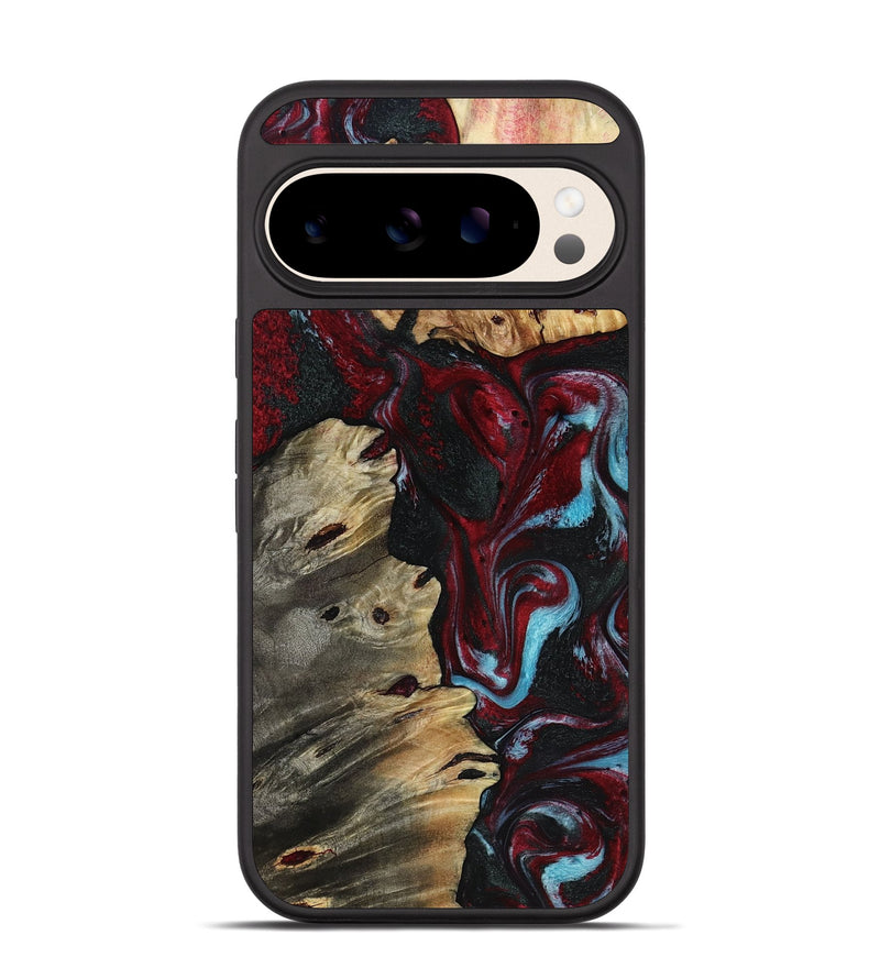 Pixel 10 Wood Phone Case - Sandi (Red, 818139)