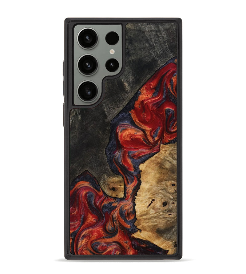 Galaxy S23 Ultra Wood Phone Case - Creed (Red, 818140)