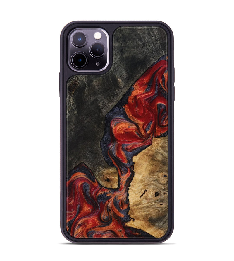 iPhone 11 Pro Max Wood Phone Case - Creed (Red, 818140)