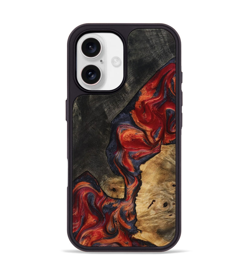 iPhone 17 Wood Phone Case - Creed (Red, 818140)