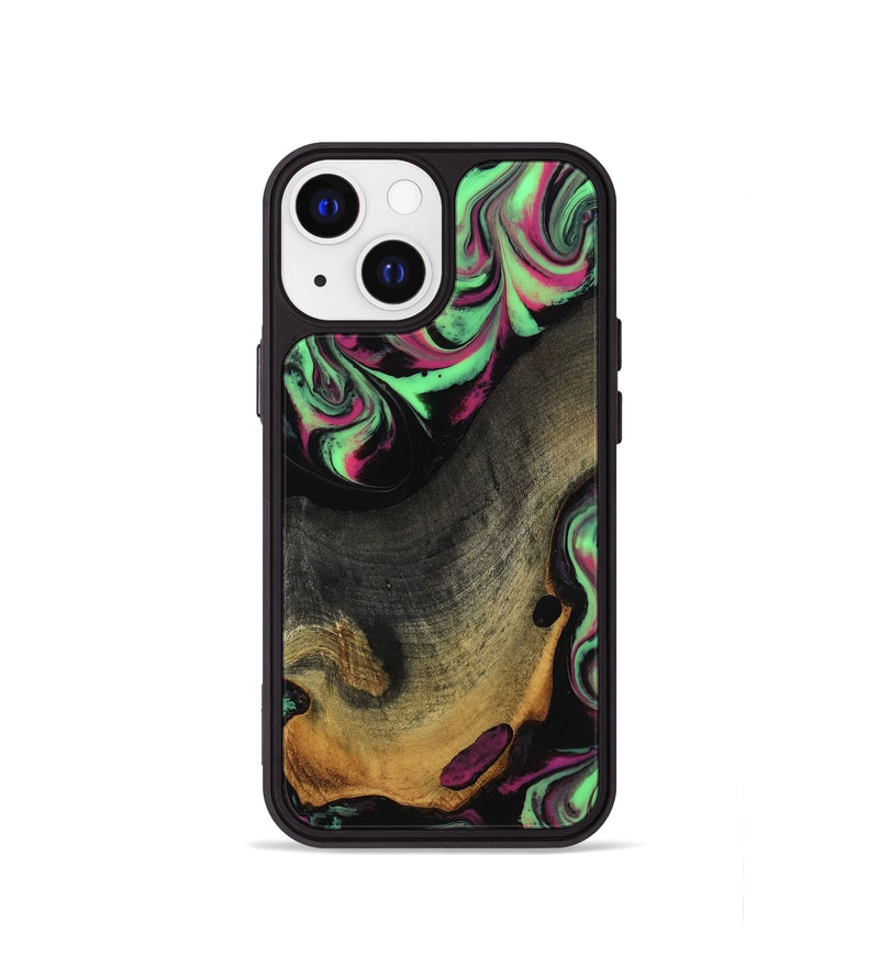 iPhone 13 mini Wood Phone Case - Adelard (Neon, 818141)
