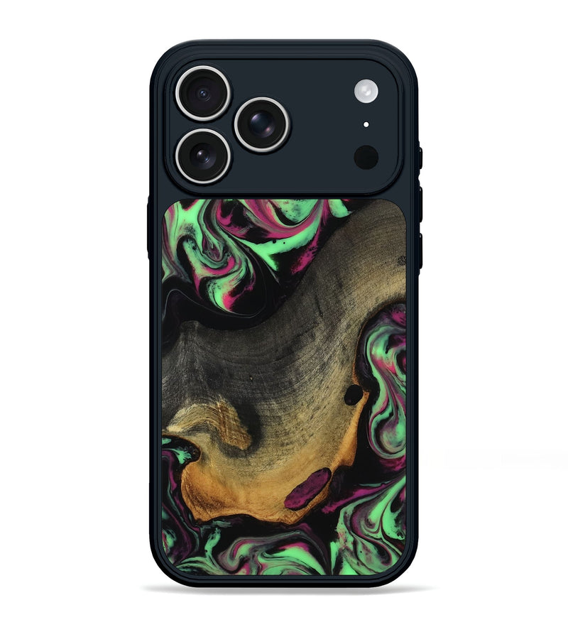iPhone 17 Pro Max Wood Phone Case - Adelard (Neon, 818141)