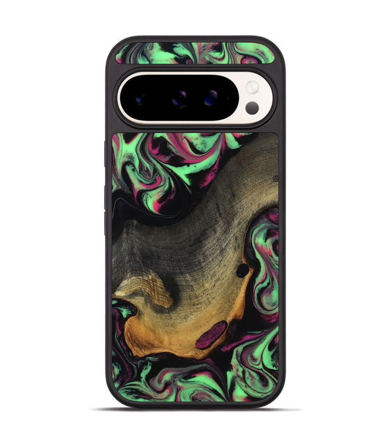 Pixel 9 Wood Phone Case - Adelard (Neon, 818141)