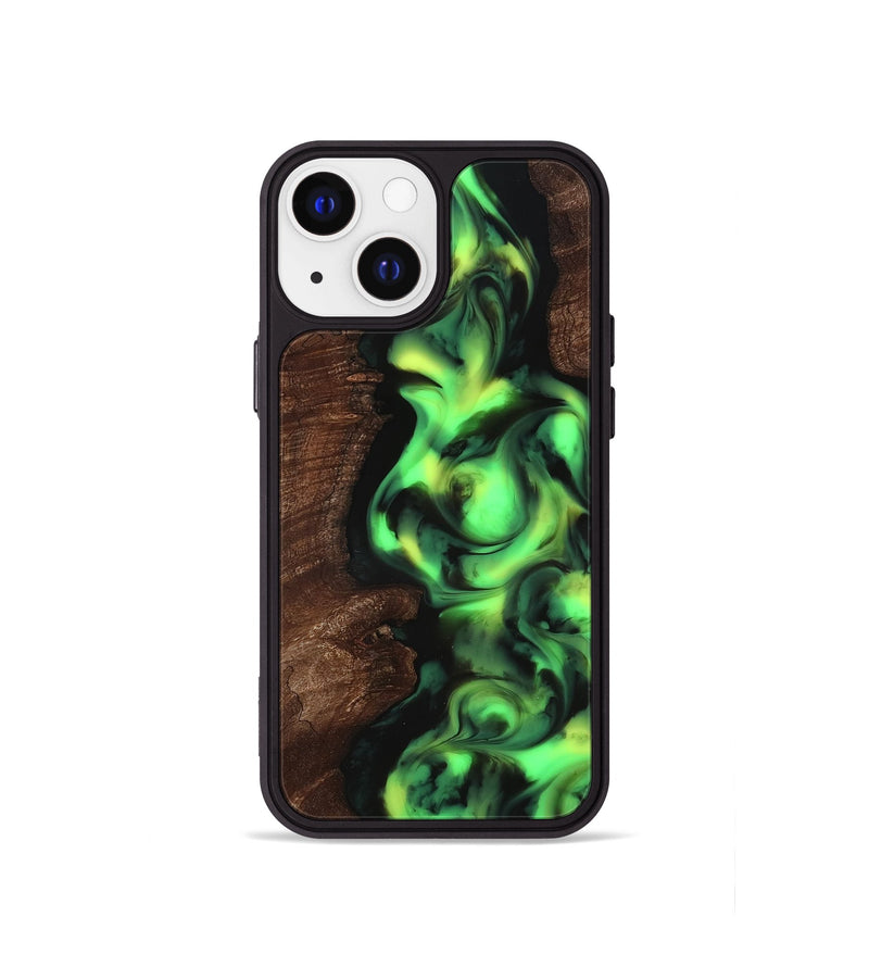 iPhone 13 mini Wood Phone Case - Georgia (Neon, 818142)