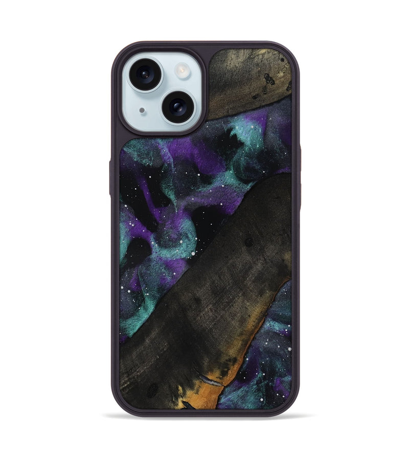 iPhone 15 Wood Phone Case - Zara (Cosmos, 818145)