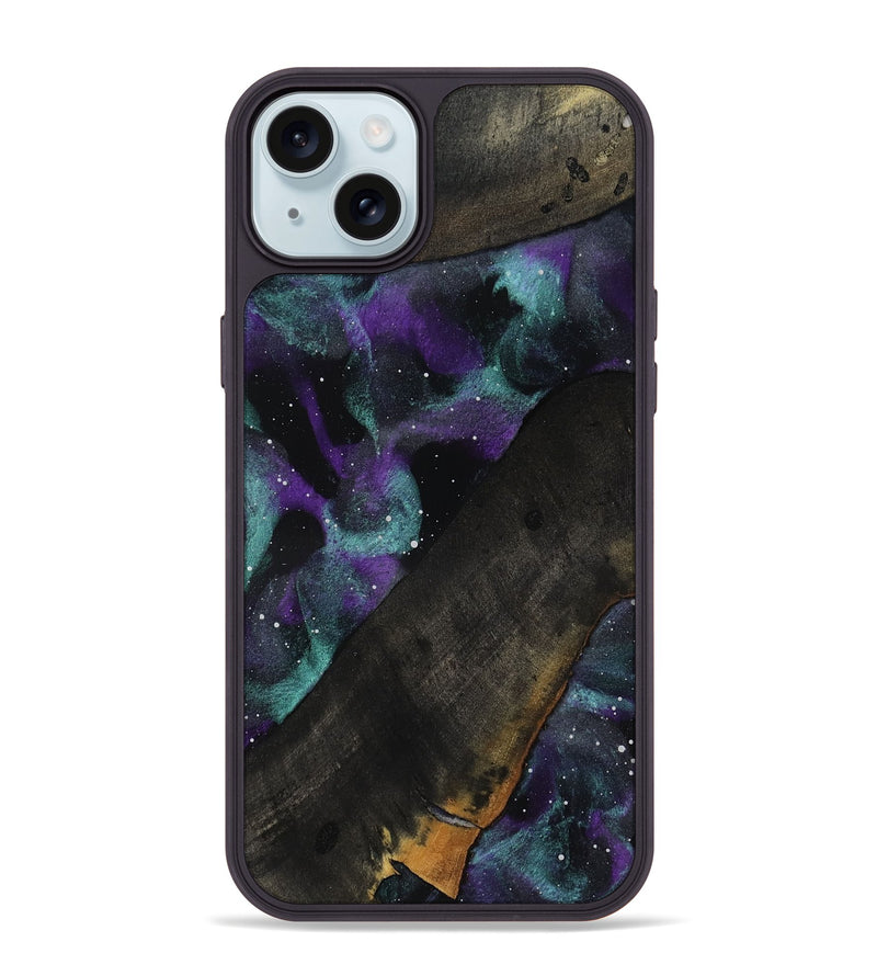 iPhone 15 Plus Wood Phone Case - Zara (Cosmos, 818145)