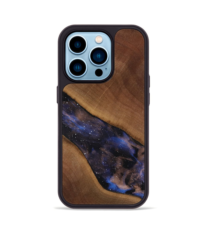 iPhone 14 Pro Wood Phone Case - Kale (Cosmos, 818146)