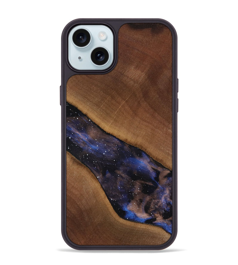iPhone 15 Plus Wood Phone Case - Kale (Cosmos, 818146)