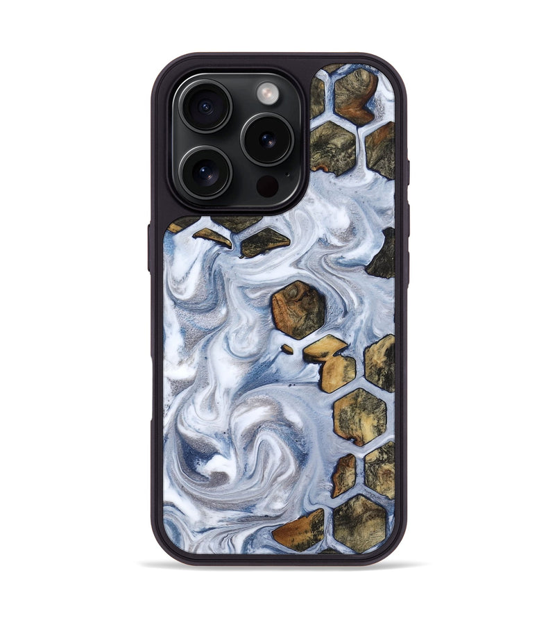 iPhone 16 Pro Wood Phone Case - Henry (Pattern, 818159)