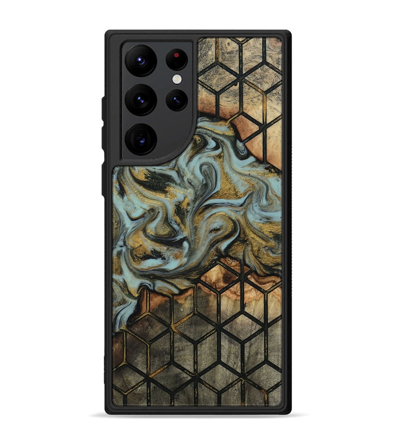 Galaxy S22 Ultra Wood Phone Case - Harmon (Pattern, 818160)
