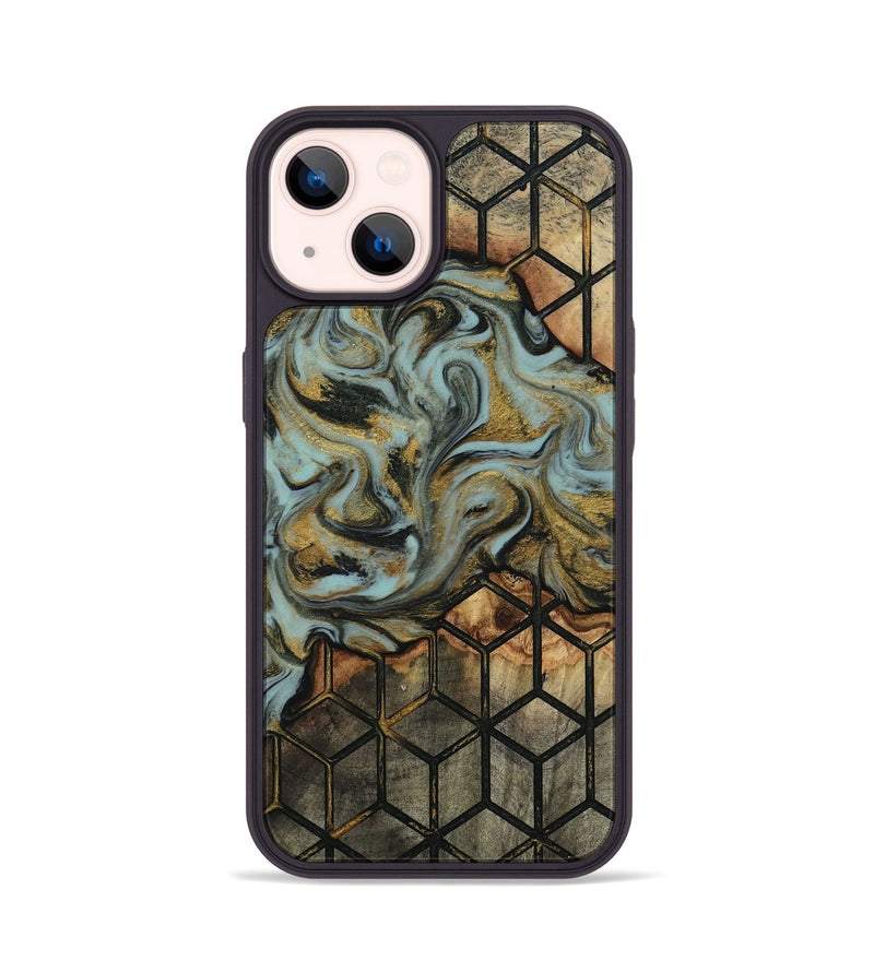 iPhone 14 Wood Phone Case - Harmon (Pattern, 818160)
