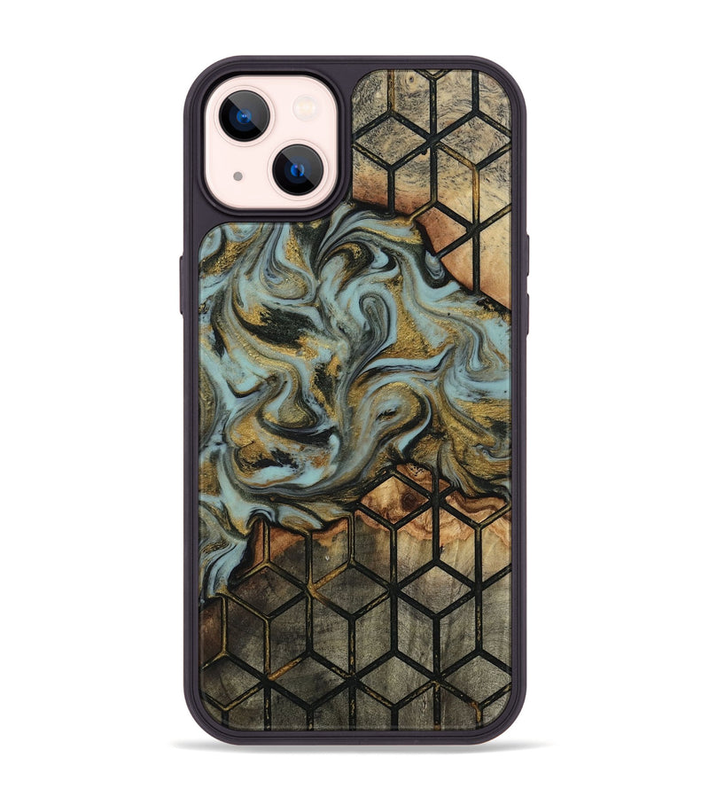 iPhone 14 Plus Wood Phone Case - Harmon (Pattern, 818160)