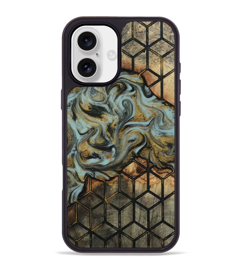 iPhone 16 Plus Wood Phone Case - Harmon (Pattern, 818160)