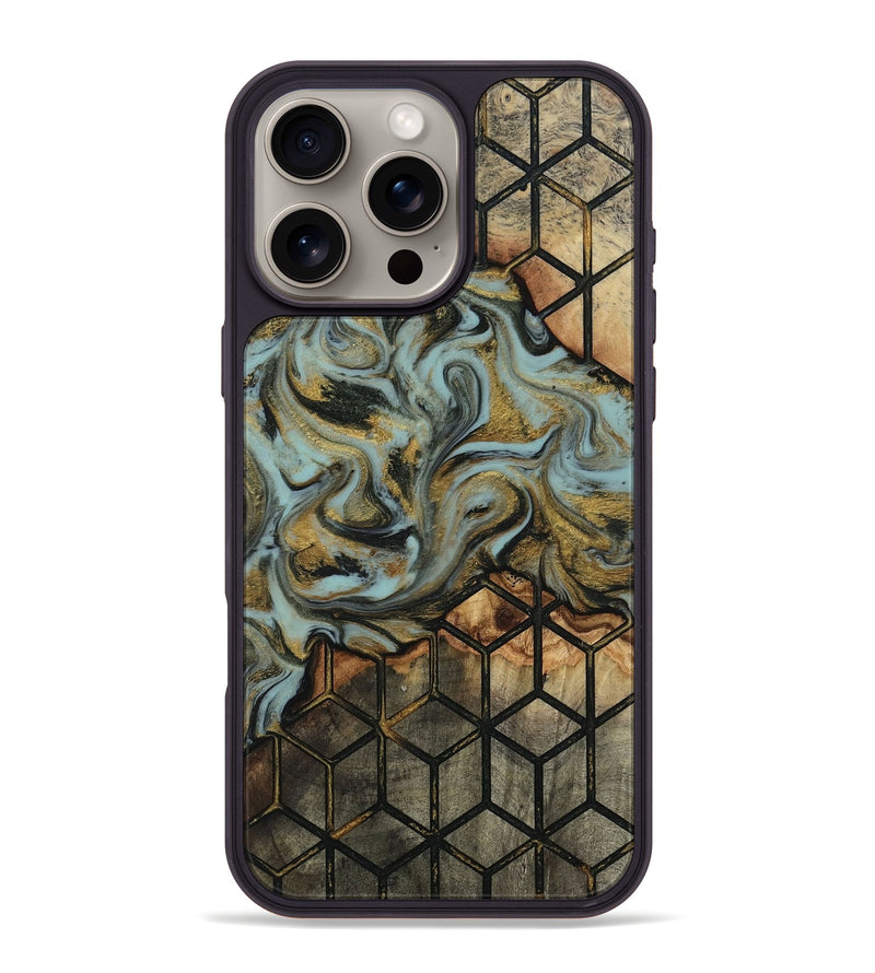 iPhone 16 Pro Max Wood Phone Case - Harmon (Pattern, 818160)