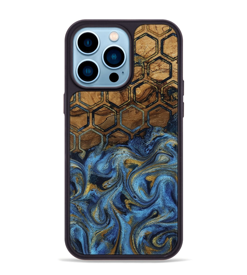 iPhone 14 Pro Max Wood Phone Case - Julieta (Pattern, 818162)