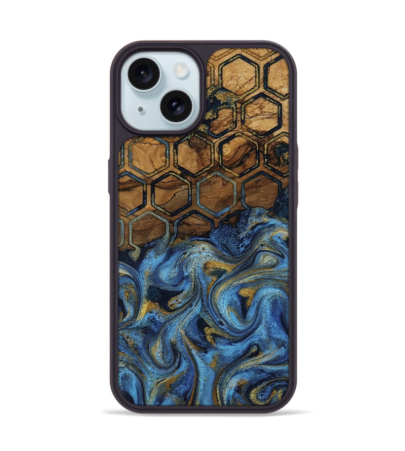 iPhone 15 Wood Phone Case - Julieta (Pattern, 818162)