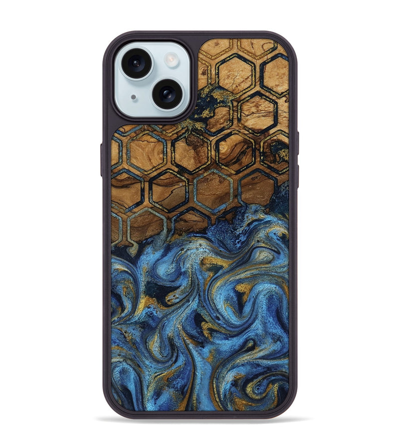 iPhone 15 Plus Wood Phone Case - Julieta (Pattern, 818162)