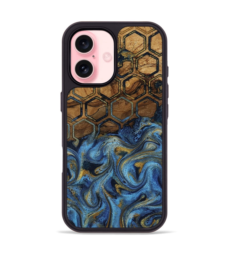 iPhone 16 Wood Phone Case - Julieta (Pattern, 818162)