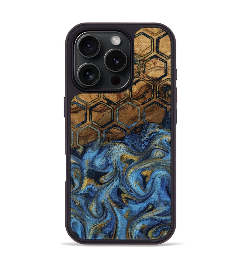 iPhone 16 Pro Wood Phone Case - Julieta (Pattern, 818162)