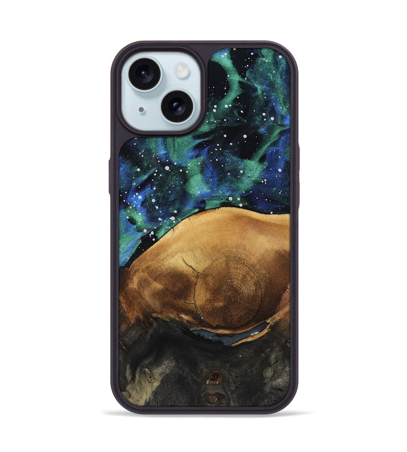 iPhone 15 Wood Phone Case - Roy (Cosmos, 818172)