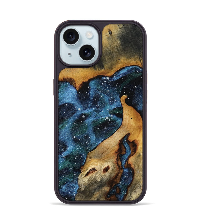 iPhone 15 Wood Phone Case - Jaylen (Cosmos, 818173)