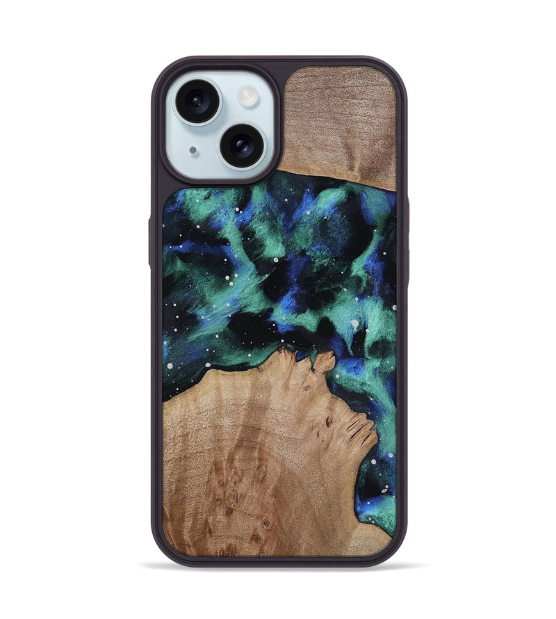 iPhone 15 Wood Phone Case - Trevor (Cosmos, 818176)