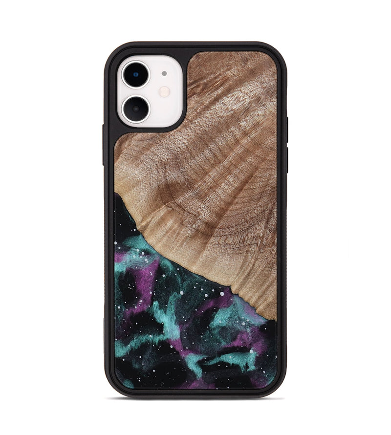 iPhone 11 Wood Phone Case - Alvina (Cosmos, 818180)