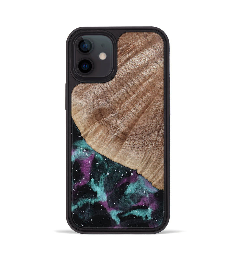 iPhone 12 Wood Phone Case - Alvina (Cosmos, 818180)