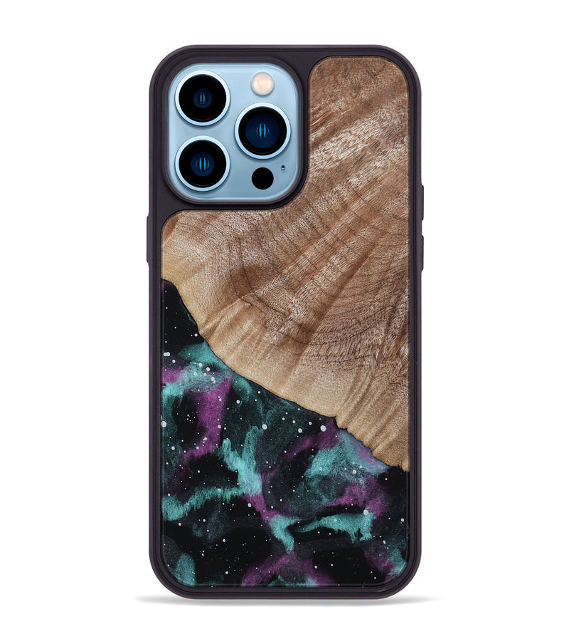 iPhone 14 Pro Max Wood Phone Case - Alvina (Cosmos, 818180)