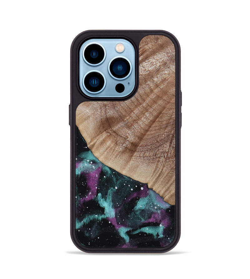 iPhone 14 Pro Wood Phone Case - Alvina (Cosmos, 818180)