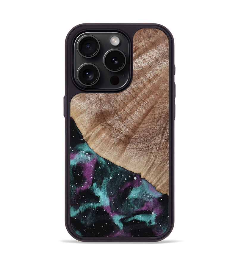 iPhone 15 Pro Wood Phone Case - Alvina (Cosmos, 818180)