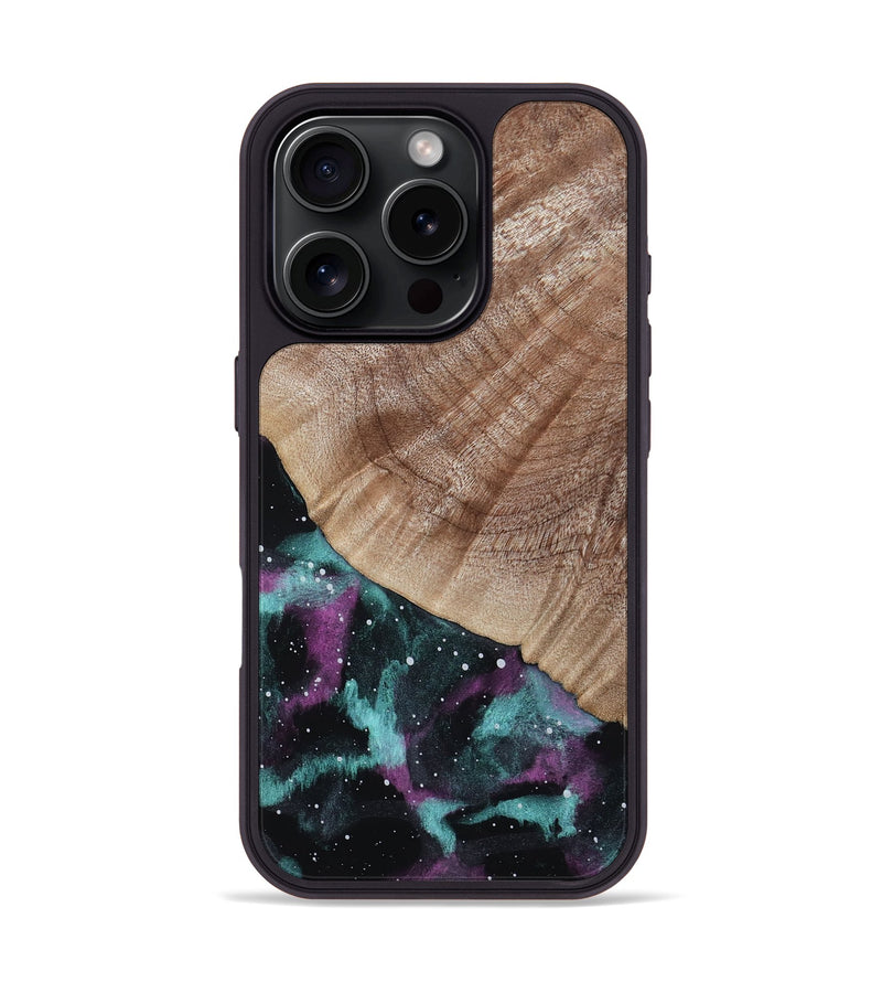 iPhone 16 Pro Wood Phone Case - Alvina (Cosmos, 818180)