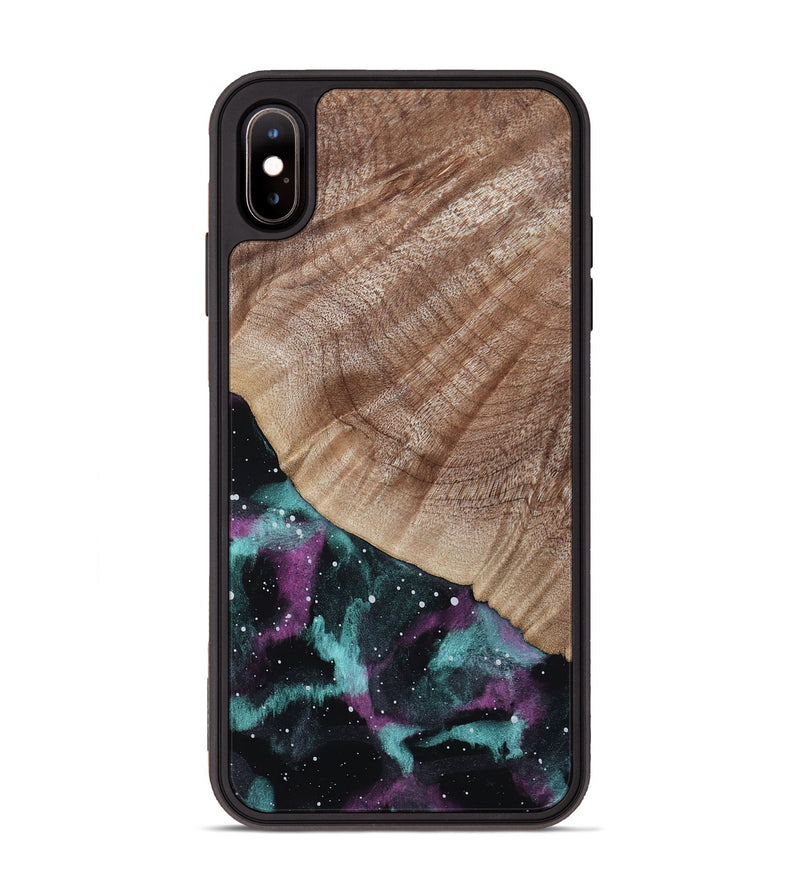 iPhone Xs Max Wood Phone Case - Alvina (Cosmos, 818180)