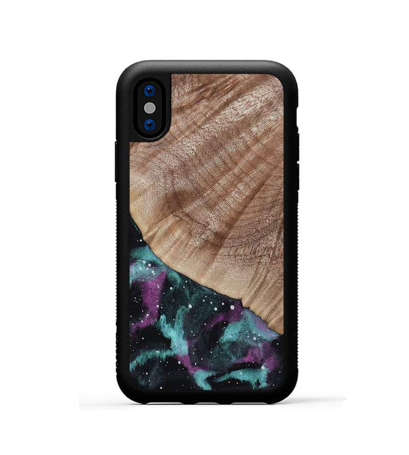 iPhone Xs Wood Phone Case - Alvina (Cosmos, 818180)