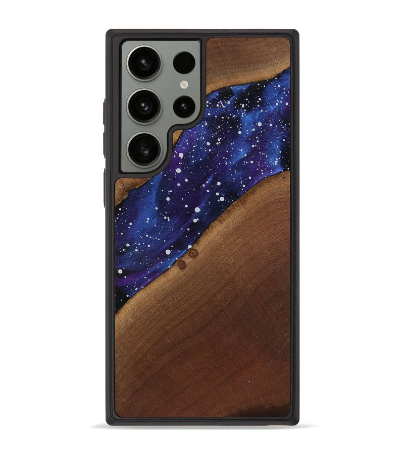 Galaxy S23 Ultra Wood Phone Case - Amya (Cosmos, 818181)