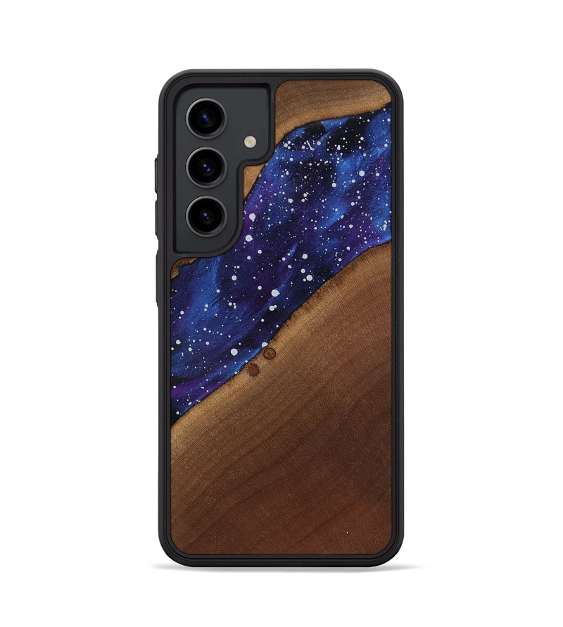 Galaxy S24 Wood Phone Case - Amya (Cosmos, 818181)