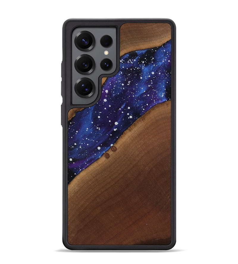 Galaxy S25 Ultra Wood Phone Case - Amya (Cosmos, 818181)