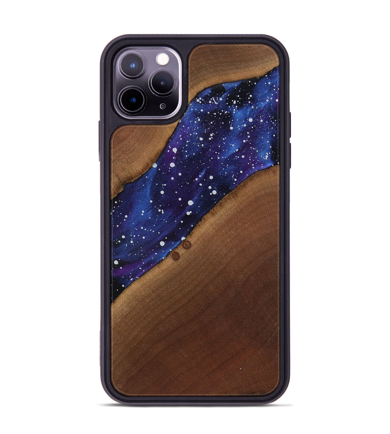 iPhone 11 Pro Max Wood Phone Case - Amya (Cosmos, 818181)