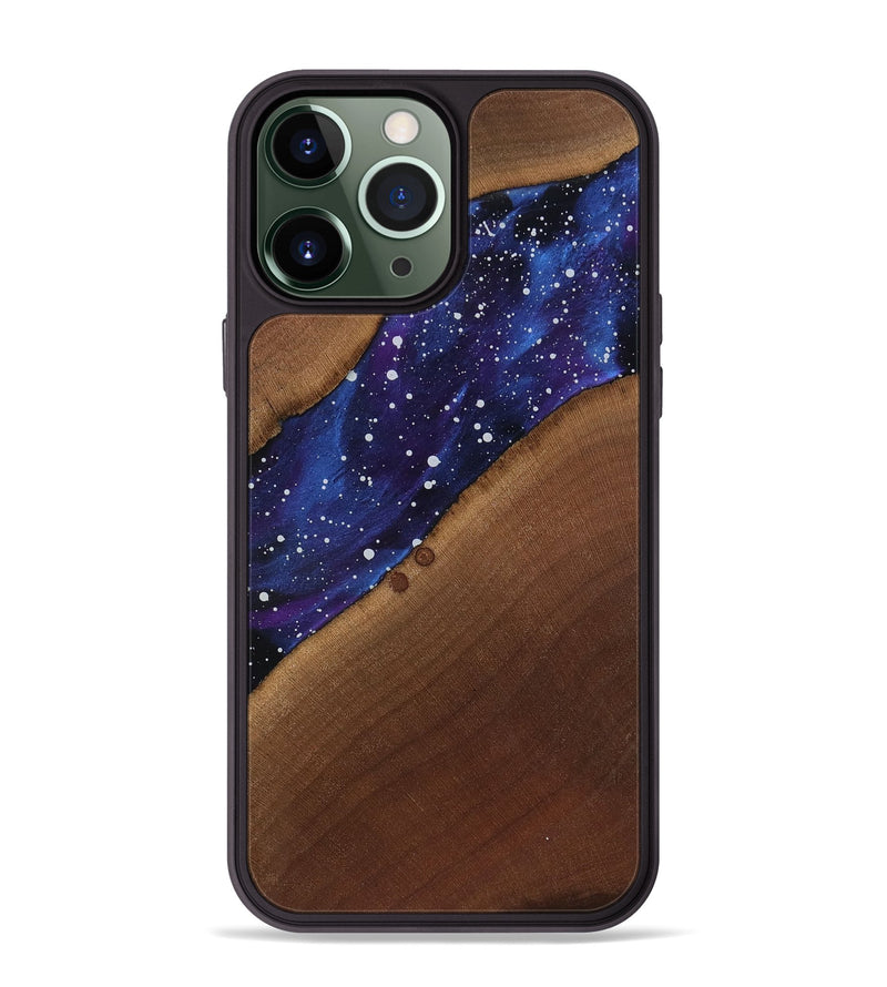 iPhone 13 Pro Max Wood Phone Case - Amya (Cosmos, 818181)