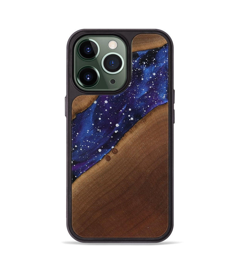 iPhone 13 Pro Wood Phone Case - Amya (Cosmos, 818181)