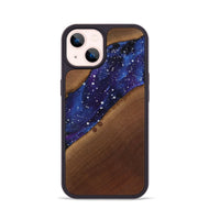 iPhone 14 Wood Phone Case - Amya (Cosmos, 818181)