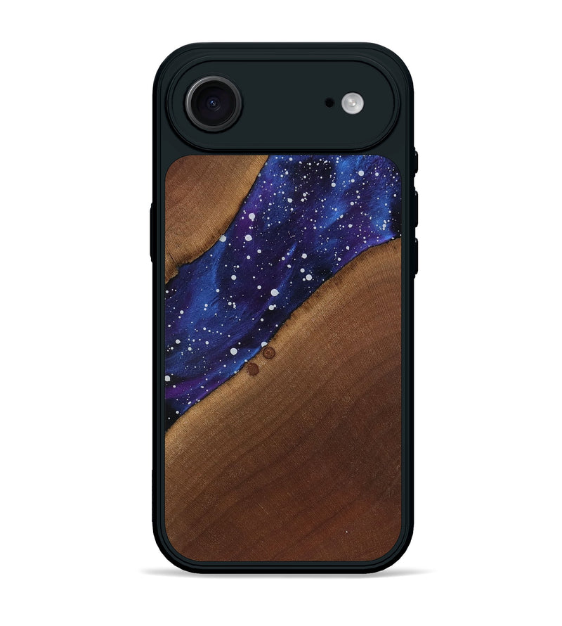 iPhone 17 Air Wood Phone Case - Amya (Cosmos, 818181)
