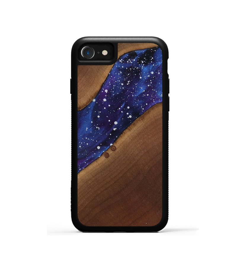 iPhone SE Wood Phone Case - Amya (Cosmos, 818181)
