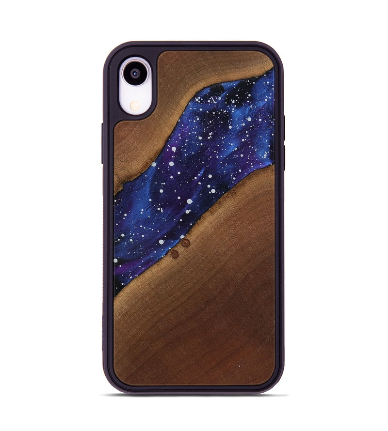 iPhone Xr Wood Phone Case - Amya (Cosmos, 818181)