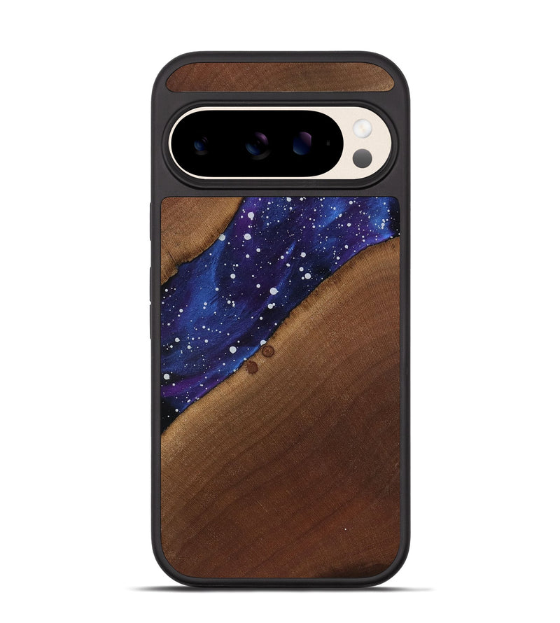 Pixel 10 Wood Phone Case - Amya (Cosmos, 818181)