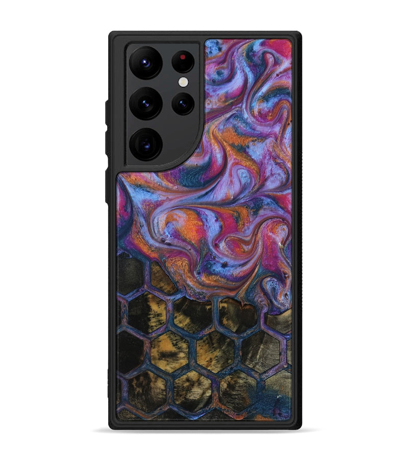 Galaxy S22 Ultra Wood Phone Case - Maira (Pattern, 818182)