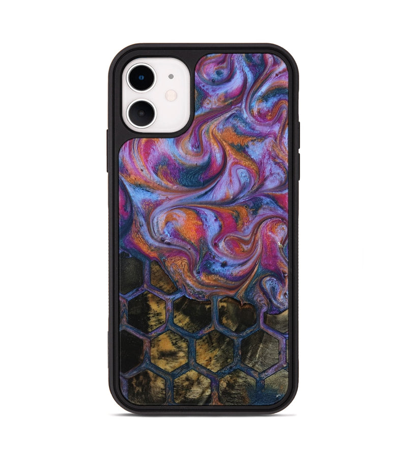 iPhone 11 Wood Phone Case - Maira (Pattern, 818182)
